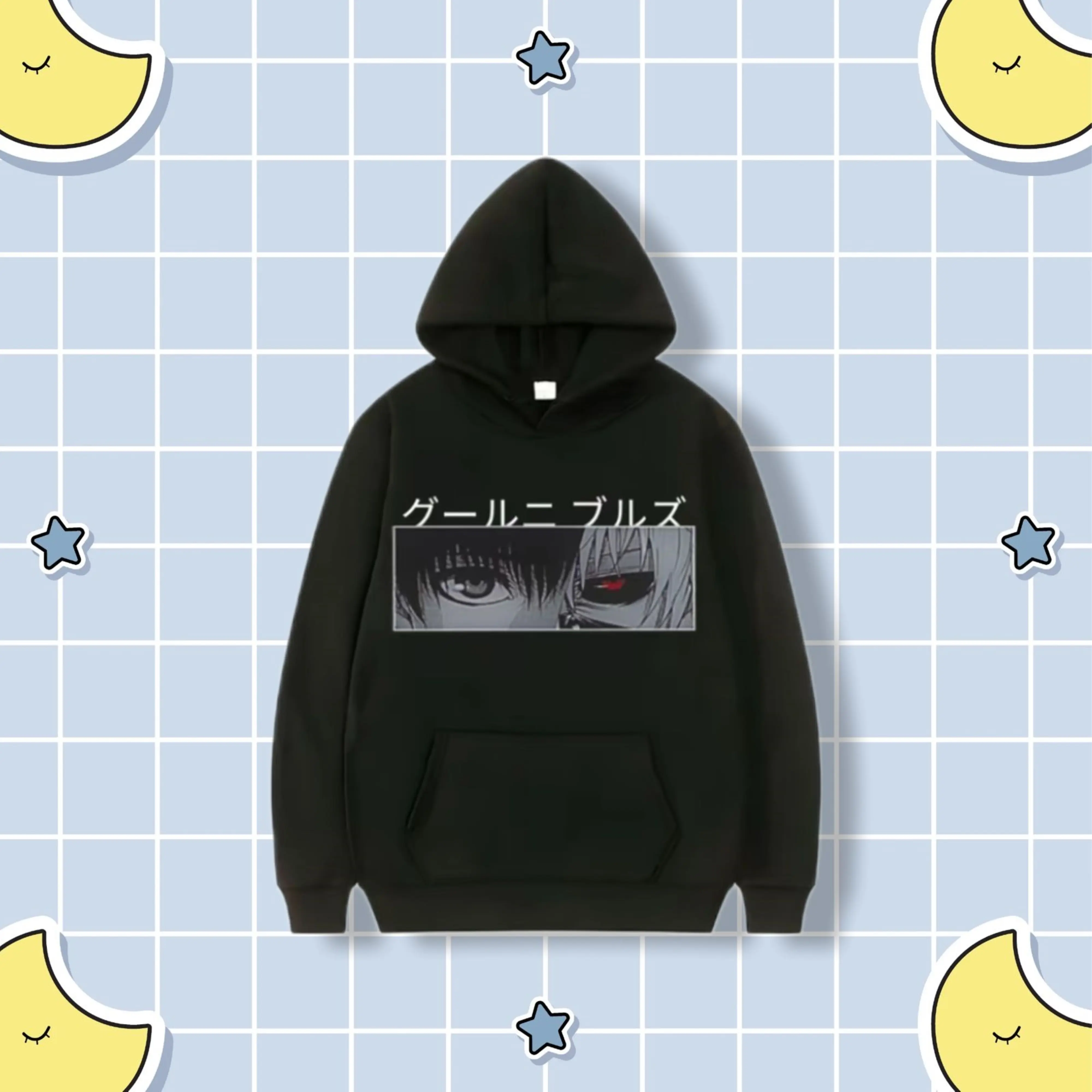 Rag Clothes Jaket Anak Laki Laki Tokyo Ghoul 5-15 Tahun Bahan Fleece