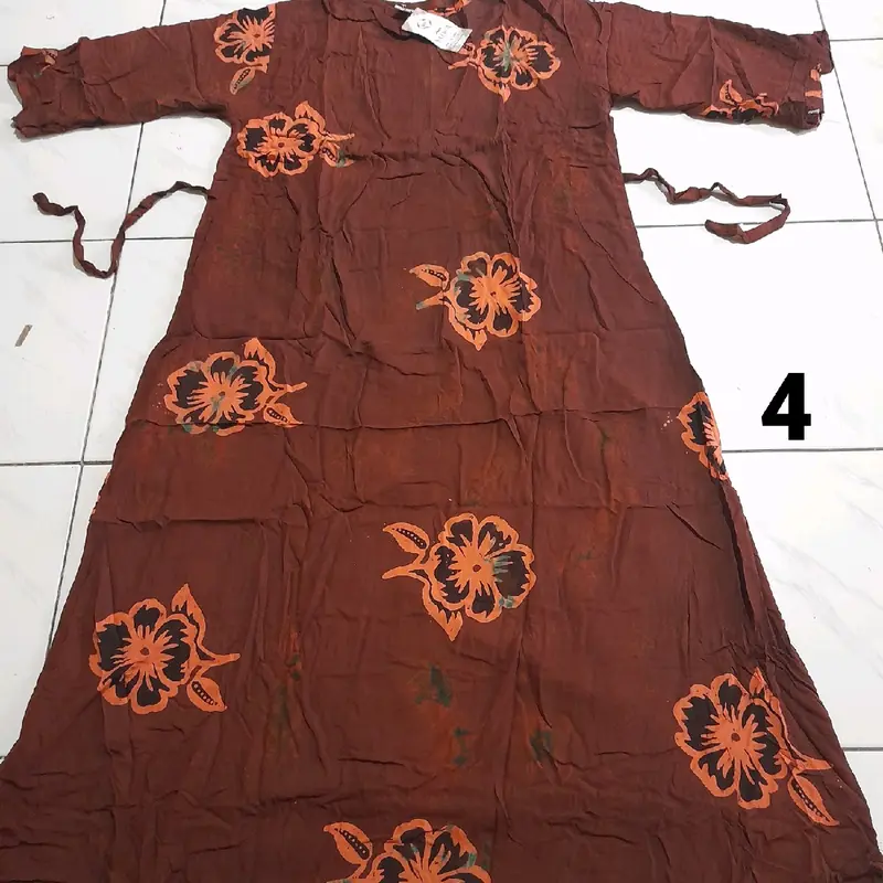 sekdress terbaru,gamis batik,longdress dewasa ld110cm Busui 3