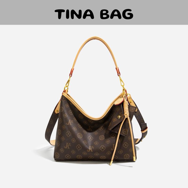  Túi da mềm Monica size 28cm; Túi kèm móc phụ kiện tag hiệu kèm ví nhỏ; Túi kèm dây đeo vai đeo chéo riêng biệt; Túi cao cấp bản xuất khẩu Châu Âu Bag Nữ Tote Kem 