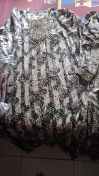 Product Review of GAMIS RENDA SULTAN ori BLINK MOTIF MONOCHROME Rempel Bunga Cantik Rayon Panjang from N**i E** 0
