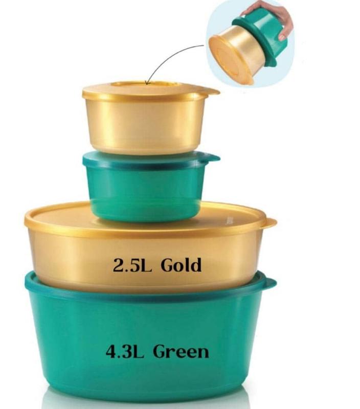 TUPPERWARE ILLUMINA BOWL SET atau LOOSE-kedap air dan udara - TikTok ...