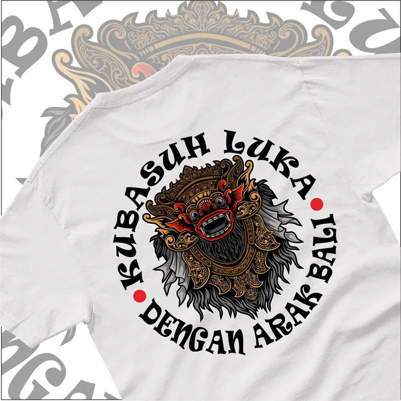 KAOS KUBASUH LUKA DENGAN ARAK BALI,  kaos kata kata pria dan wanita 0