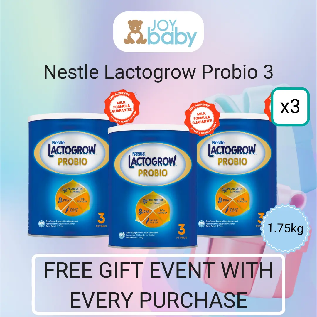 Nestle Lactogrow 3 Milk Formula (1.75kg)(Tin)