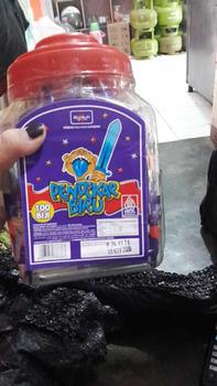 Product Review of Permen Pendekar biru Toples @100 pcs Candy Food Snacks Makanan from a**y 0