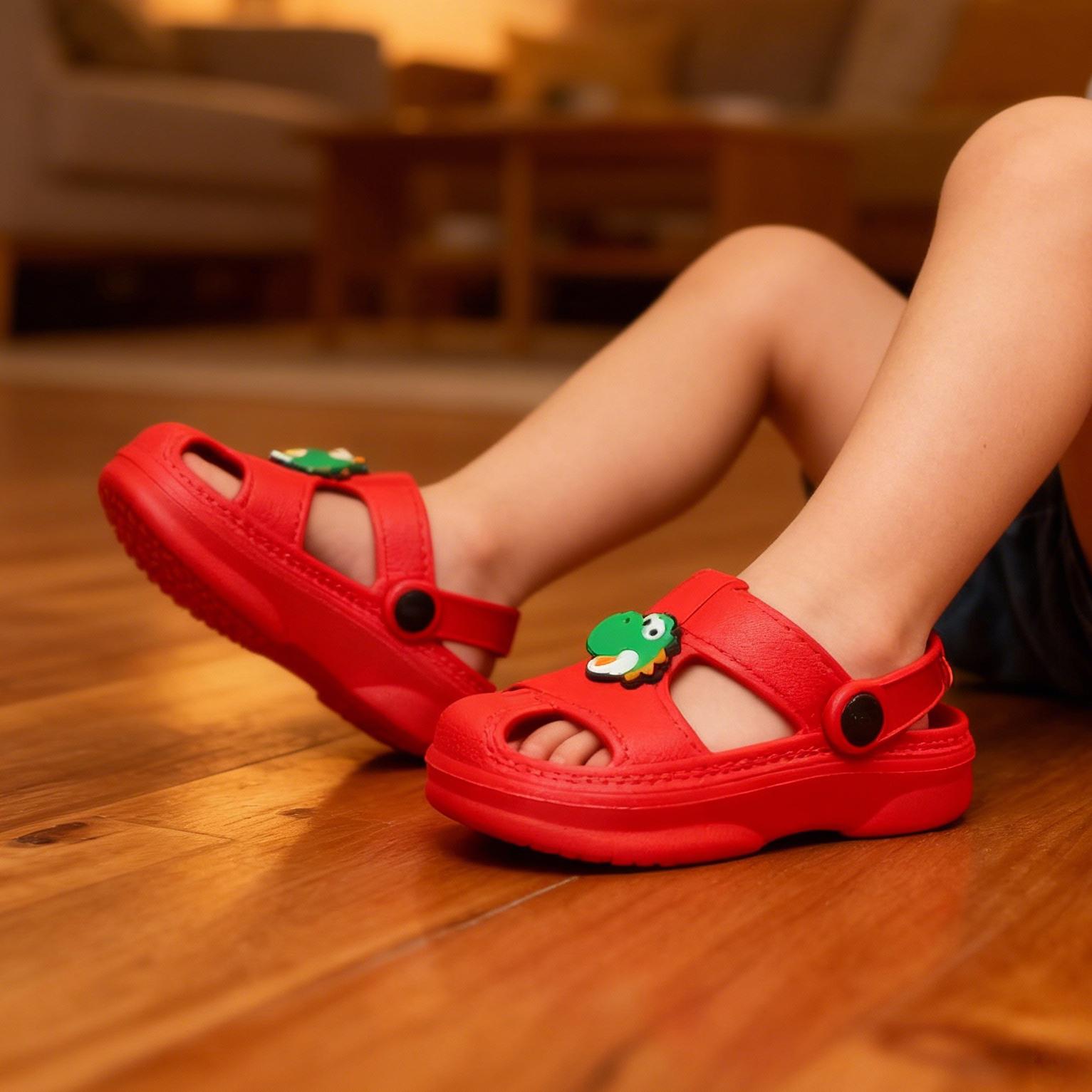 Size 20 -25 Sandal Anak Bunyi Citcit Sandal Bayi Karet Anak Cowok Sandal Baim Anak Cewek Nyaman COD