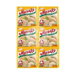 Masako Ayam/Sapi 1 Renteng Isi 10 Penyedap Masakan Instan Powder Bubuk Praktis untuk Kebutuhan Masako Anda - Bahan, Spices