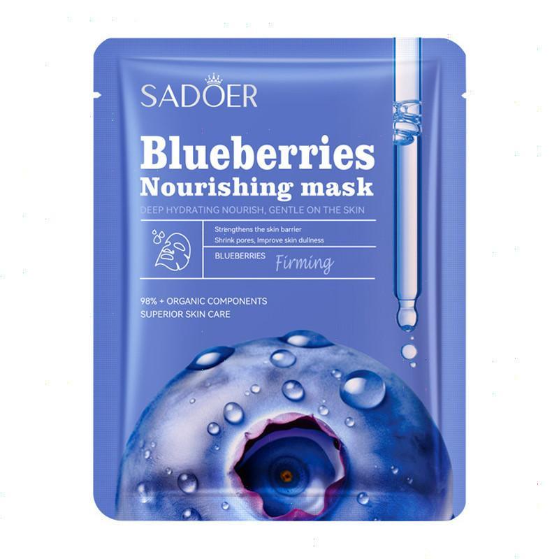 Product Introduction of ROREC SADOER Plant Fruit Series Moisturizing Nourishing Antioxidant Soothing Hydrating Oil Control Hydrating Facial Mask 20