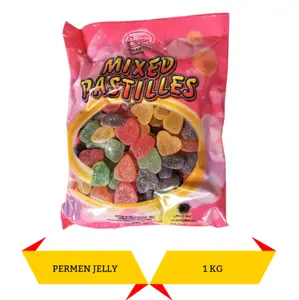 Permen Jelly Waisun (Mixed Pastilles Candy)-Jeli Aneka Rasa