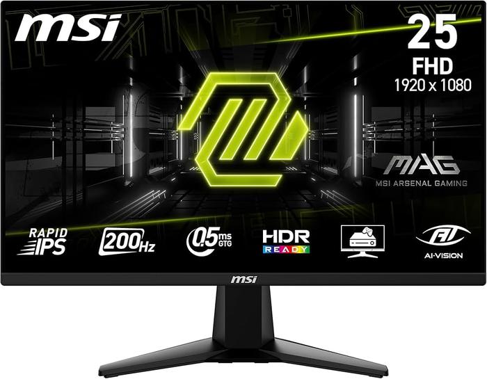 Jual Monitor MSI GAMING MAG 255F E20 IPS/FHD/200Hz/0.5ms/Adaptive Sync ...