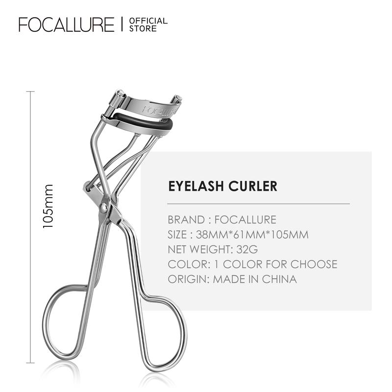 FOCALLURE #SkyRush Eyelash Curler Lasting Curl Dụng cụ trang điểm cầm tay 8