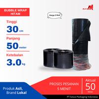 Gambar FLYHOME Bubble wrap hitam 3kg potongan 30cm 2 roll hitam 30x50meter - Hitam dari Flyhome Brand Lokal Kota Depok 1 Tokopedia
