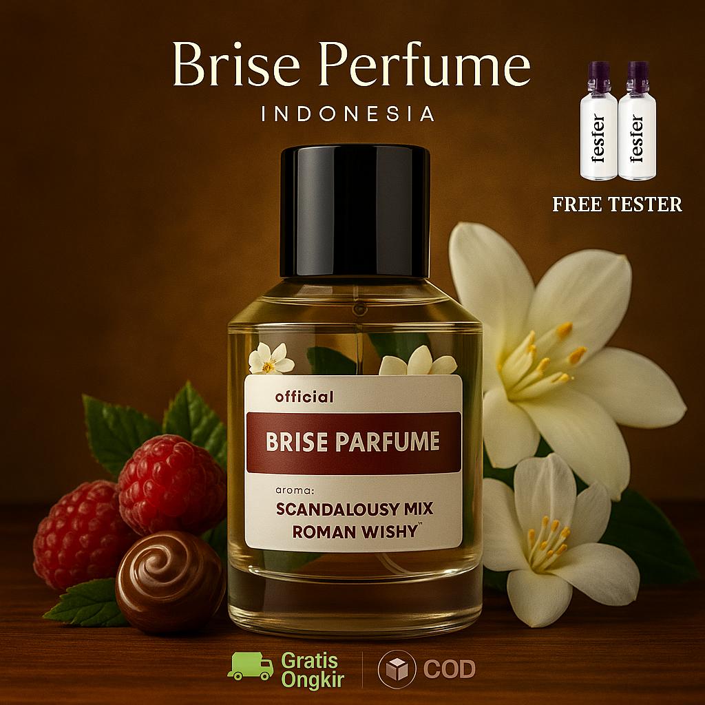 Scandalusy DI Mix Roman Wishy Parfume Wanita Fruity Sweet Tahan Lama Extrait by Brise Scandalusy DI Mix Roman Wishy Parfume Wanita Fruity Sweet Tahan Lama Extrait by Brise