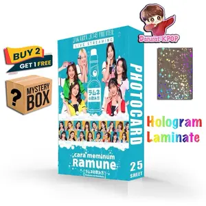 [Ramune] Photocard Jkt48 Cara meminum ramune 1 set laminasi glossy gambar 2 sisi
