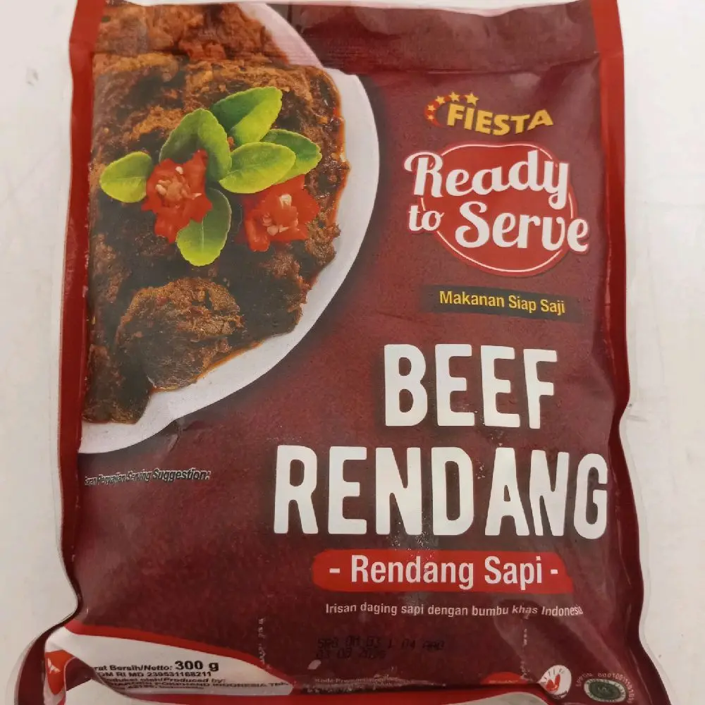 Fiesta Beef Rendang 300gr siap saji