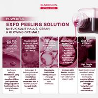 Gambar [NEW LAUNCH] Elsheskin Multi Acids Exfo Peeling Solution 35ml - Exfoliating Serum, Serum Eksfoliasi Wajah, Membantu Mengangkat Sel Kulit Mati, Brightening, Mencerahkan Kulit Kusam, Membersihkan Komedo, Pori, Menghaluskan Tekstur Kulit Essence Memutihkan - Exfo Peeling Solution dari Elsheskin Kota Tangerang Selatan 5 Tokopedia