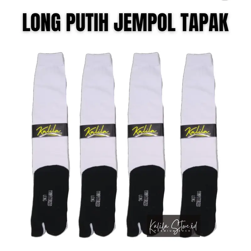 Kaos kaki muslimah panjang selutut wanita jempol 1 Lusin 5
