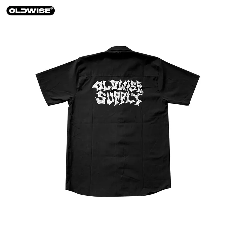 OLDWISE | KEMEJA PENDEK WORKSHIRT | KSCRACKED 0