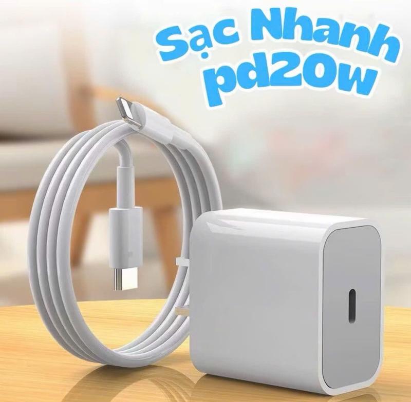  Bộ sạc nhanh IP8 đến IP14 Củ sạc nhanh 20W + Dây sạc nhanh Sạc nhanh nhiệt độ thấp Hàng chính hãng phụ kiện phone 