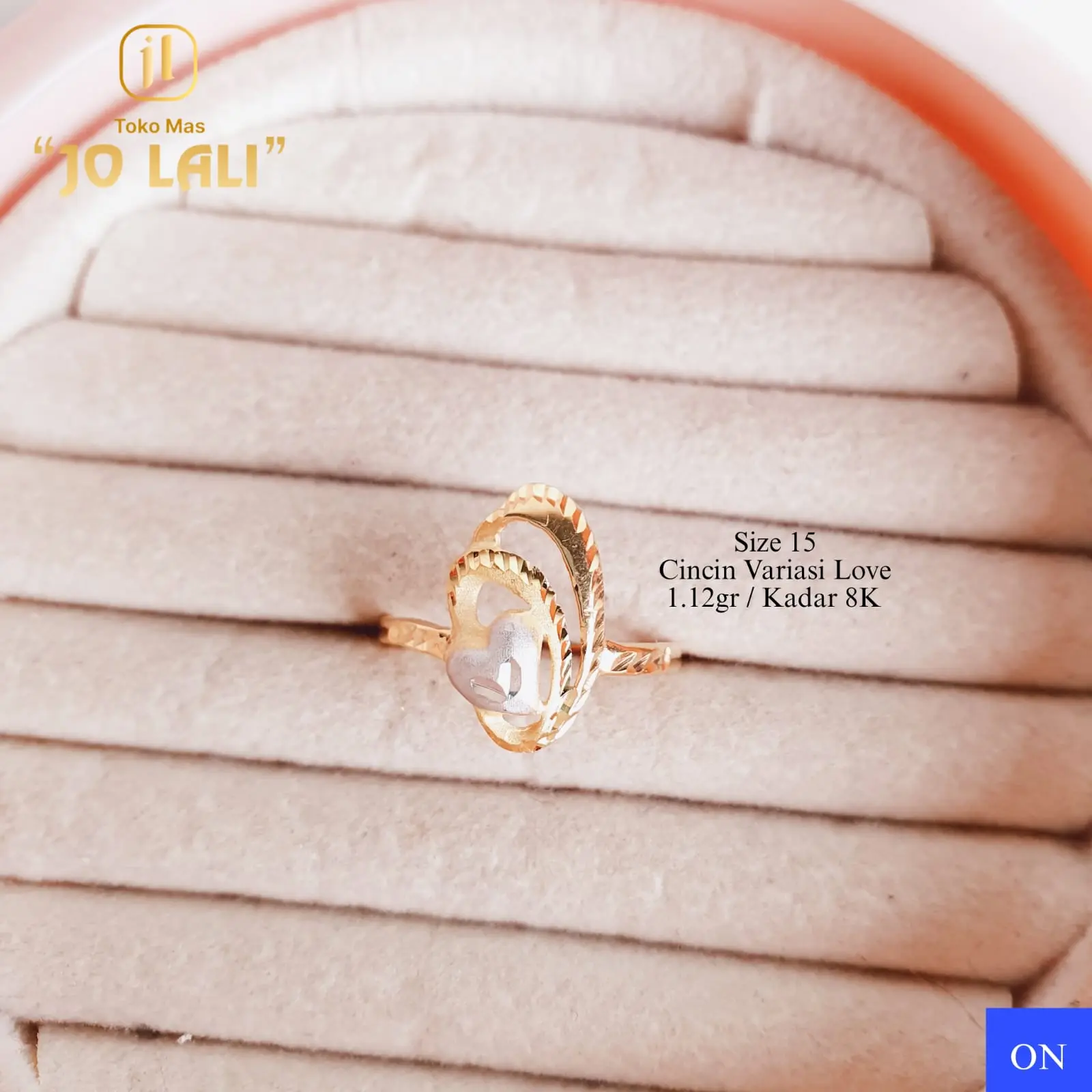 TM JOLALI ON - cincin variasi model love