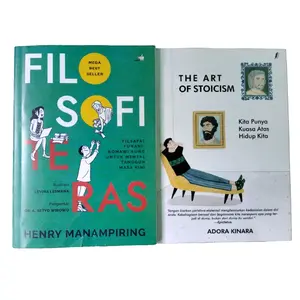 paket 2 buku best seller : FILOSOFI TERAS & THE ART STOICISM filsafat