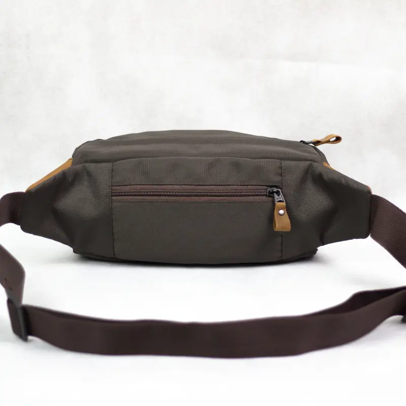 Pusiill - Waist Bag Pria R02 Tas Selempang Pinggang Kulit Waistbag 4