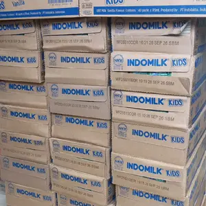 Indomilk Susu UHT Kids Rasa Vanilla 40 x 115ml 1 Dus untuk Anak-anak