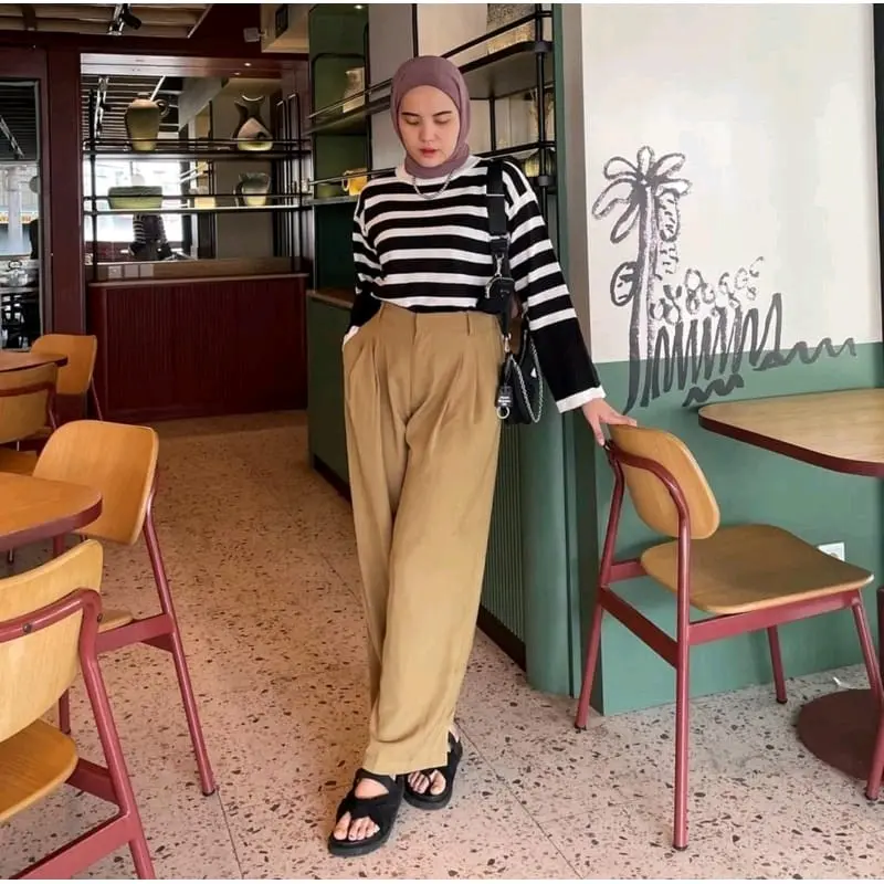 CH LAYLA STRIP KNIT RAJUT 1