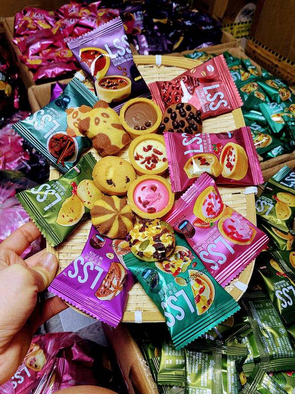 [8Vị] Bánh Quy Socola LSS Mix 8 Vị Nội Địa Trung Food Sô-Cô-La Ăn Ăn Vặt