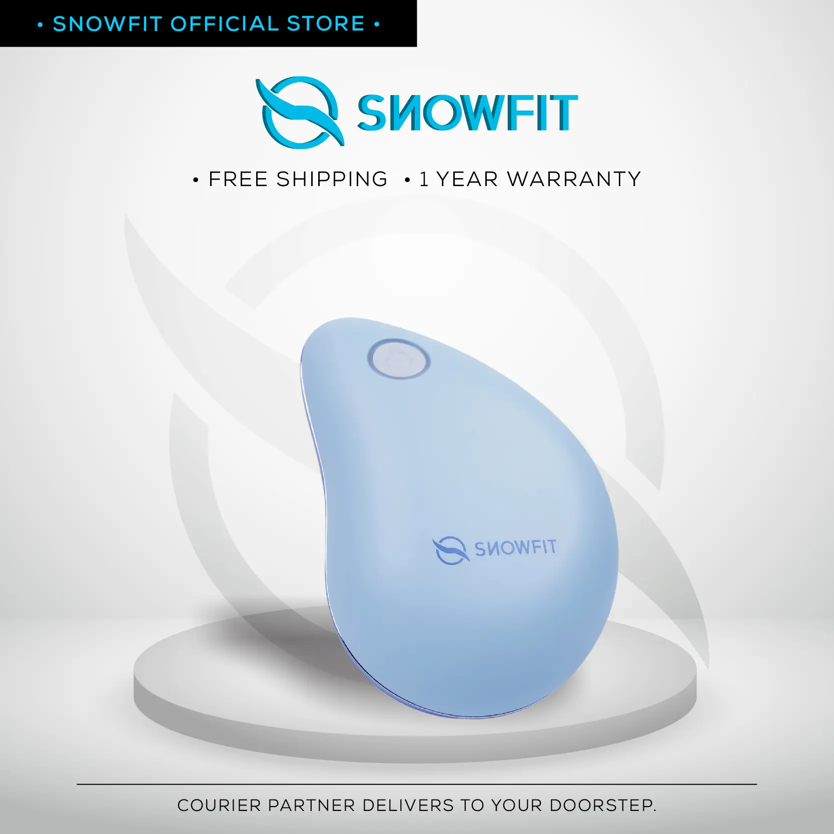 SNOWFIT Pocket GO Scalp Massager Soft Silicone Hairbrush