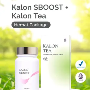 ( SPECIAL PROMO PAKET BUNDLING ) Kalon Tea Greentea Isi 20 Kantong + Kalon Sboost isi 30 Kapsul Original 100% Aman Di Konsumsi