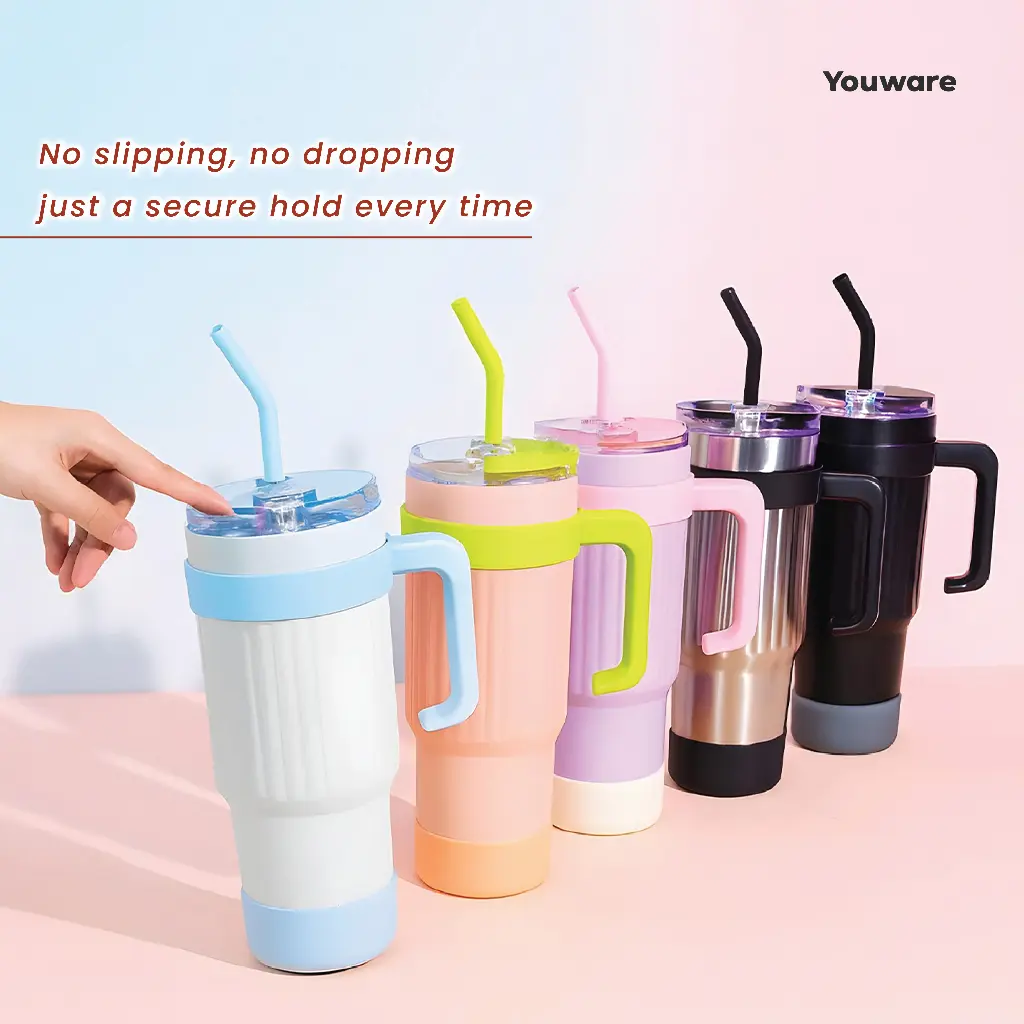 [TERLARIS] Youware - Noire Stainless Tumblr 1200 (ml) Hot and Cold BPA FREE / tumbler 1.2 Liter bisa Panas dan Dingin tahan hingga 12 JAM  Vacuum besar Stainless steel 304
