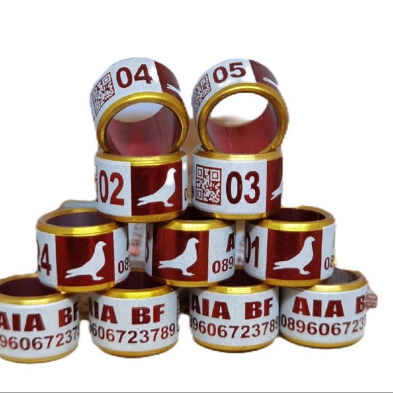 Gelang Burung Cicin Burung Custom Nama Sendiri Isi 10 Pcs 0