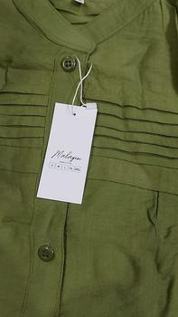 Product Review of Malayin19 Mecca blouse kemeja wanita polos linen kekinian Baju kerja atasan panjang muslim dewasa Casual Formal Kerah Nyaman Basic Santai from r**1 0
