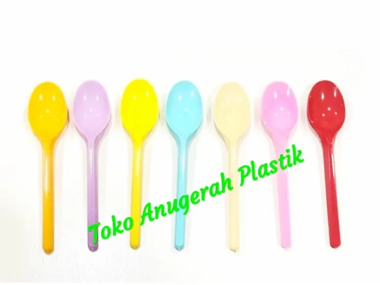 Sendok Puding STG/Sendok Teh Warna Merek CANDI HARGA 1 PACK ISI 50 PCS 1