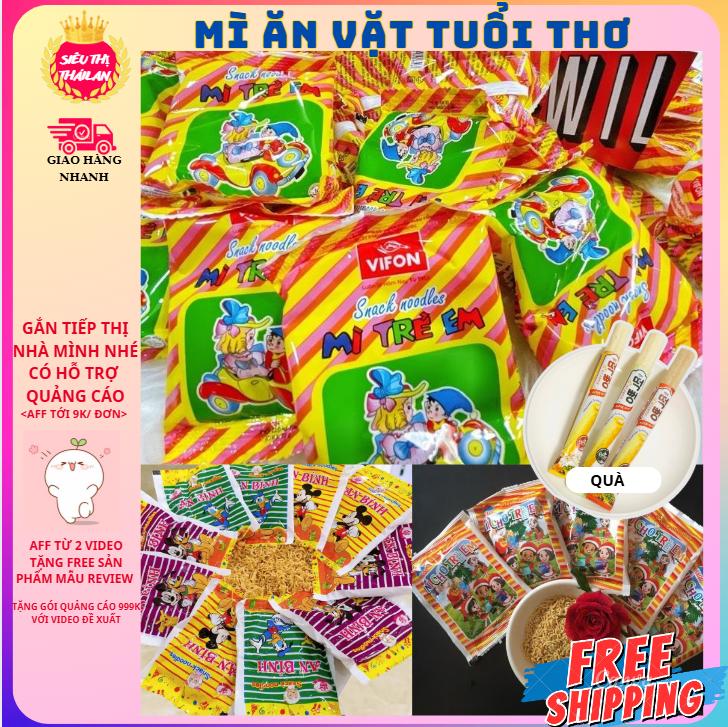 TOP ĂN VẶT MÌ TÔM TRẺ EM VIFON-AN BÌNH-VIEFOO 1 BỊCH - 50 GÓI - MÓN ĂN VẶT TUỔI THƠ Food