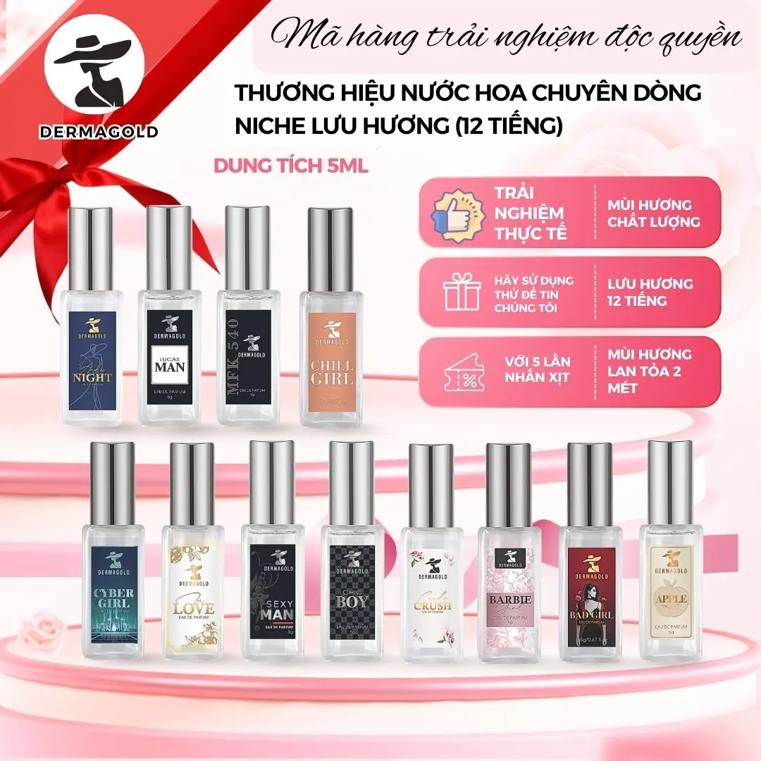 Gói trải nghiệm độc quyền mùi hương thương hiệu DERMAGOLD