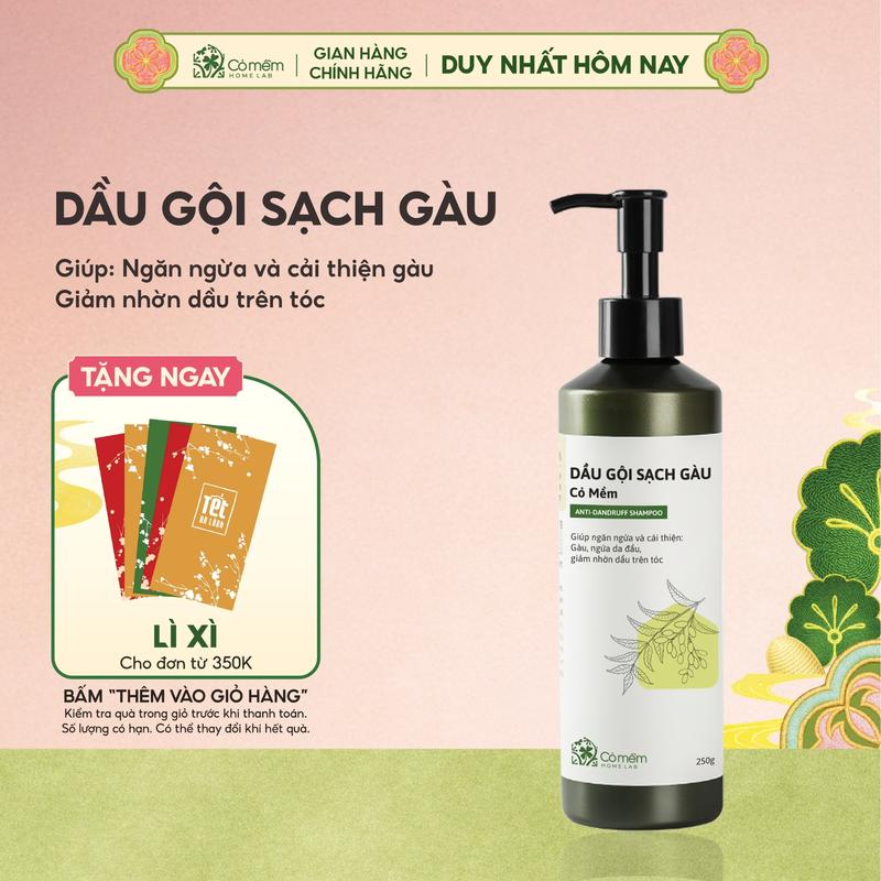 Dầu Gội Sạch Gàu An Toàn Cân Bằng Dầu Nhờn Cỏ Mềm 250ml