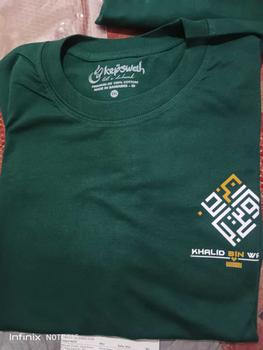 Product Review of Kepswah Official - Kaos Khalid Bin Walid Kaligrafi - Baju Sahabat Nabi Dakwah Muslim Islami - T-Shirt Combed 24s Pria Unisex from t**i u**g r**n 0