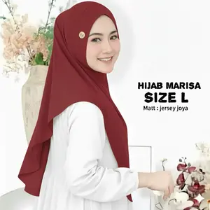 Marisa Hijab Size L-Matt Jersey Joya Hijab Wanita Kerudung Muslimah