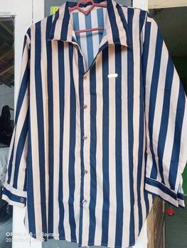 Product Review of Atasan kemeja blouse tunik wanita kekinian motif salur from R**i 1