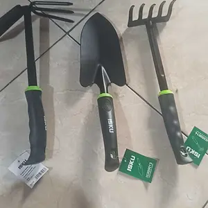 ISKU Garden Tool 3PCS Set Alat Berkebun 3in1 Kuat Tahan Lama Anti Karat Multifungsi Berkebun Memancing Bahan Baja Karbon Kokoh Desain Ergonomis