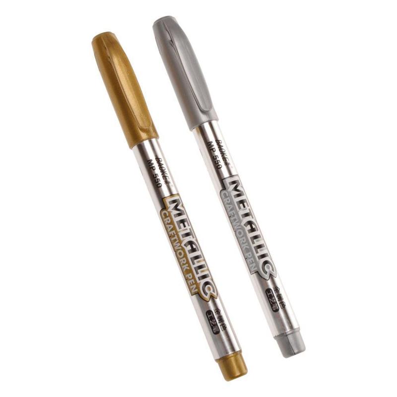 Product Introduction of 1pcs Craft Pen Marker Pen Signature Pen Metallic Luster Signature Quality Durable Constant Good W3O9 19