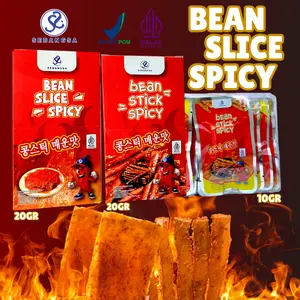 SEBANGSA SPICY BEAN SLICE AND STICK CAMILAN HALAL BPOM TERBUAT DARI KULIT TAHU