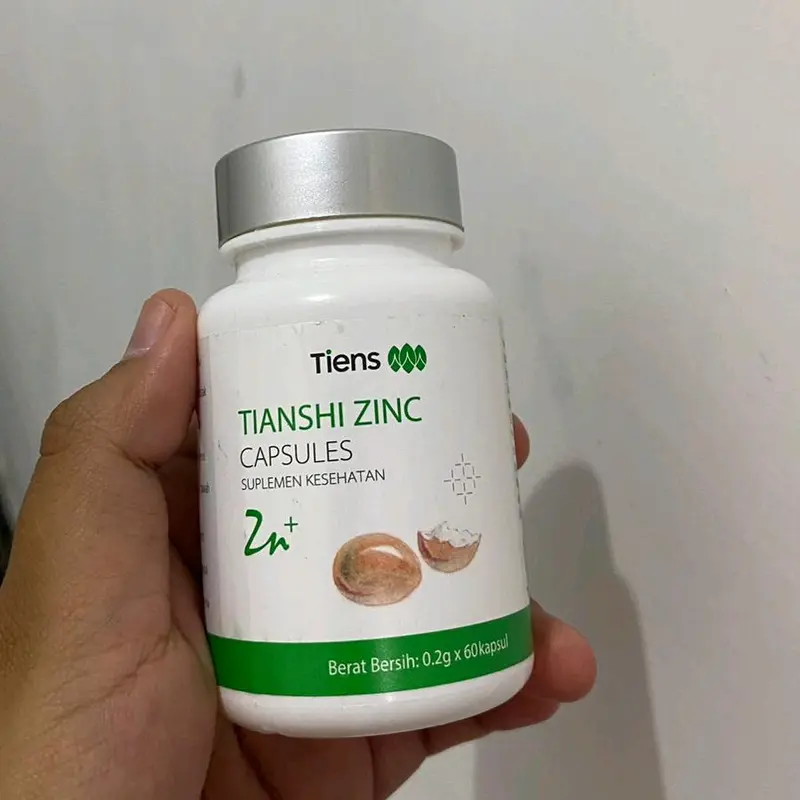 Tianshi Zinc Capsules - Suplement Zinc bisa untuk anak dan Dewasa Suplemen Nutrisi Anak Tiens - Zat Besi Anak - Zinc Tiens Vitamin Anak - Suplemen Zat Besi Anak Vitamin Anak 1 Tahun Vitamin Anak Cerdas vitamin D3 untuk bayi 1