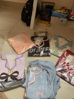 Product Review of LATIN ĐB ĐỎ ( 40- 62Kg) - Pijama latin lụa mịn thiết kế họa tiết dễ thương, sang trọng, BỘ ĐÙI from K** D**h 0