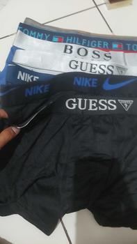 Product Review of ISI 12, CELANA DALAM BOXER PRIA, PAKET CAMPUR BOXER PRIA, SERIAN GOLD, boxer import Karet Katun priamurah Lembut Art Lembut Nyaman selem pak kancut dalaman pria from i**y 2