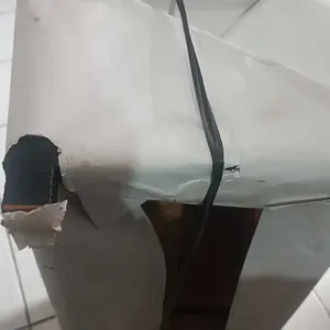 Alfa23gallery Meja TV Rotan Sintetis dengan Laci 3 Minimalis Kayu Mahogani Tahan Lama Cocok untuk Furniture Anda