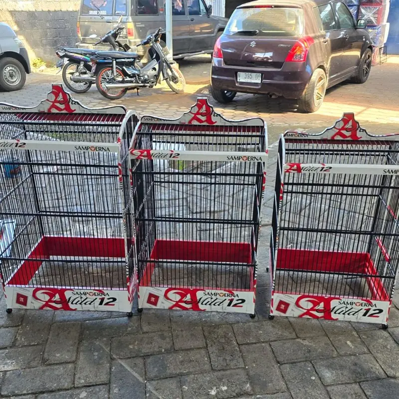 Sangkar kotak Ebod jaya no 1 2 dan 3 decal water ruji bambu 0