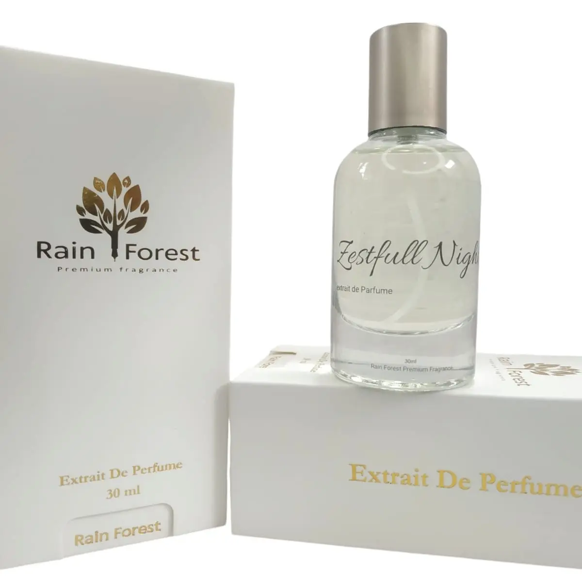 Extrait de Parfum ZESTFULL NIGHT - RAIN FOREST Tahan Lama - Parfum Premium Wanita 30ml - Premium Fragrance