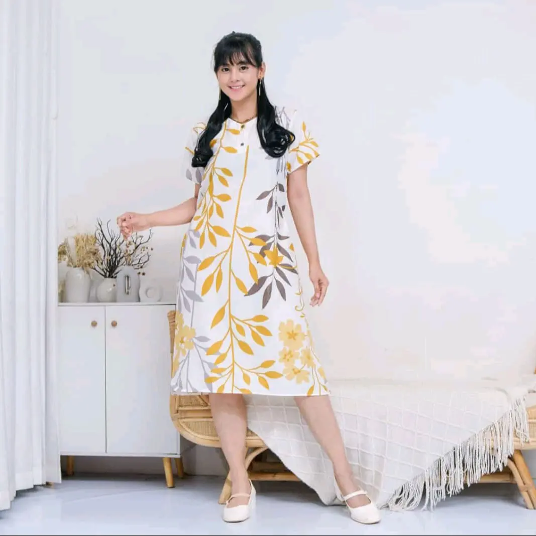 DASTER MECCA 100 RIBUAN DAPAT 4 PCS MOTIF BUNGA Kuning Tebal